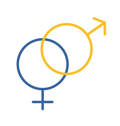 Male And Female Icon Symbols Gender Sign