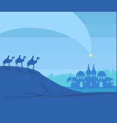 Birth Of Jesus In Bethlehem - Abstract Card