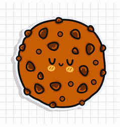 Cute Funny Chocolate Cookies Sticker