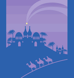 Birth Of Jesus In Bethlehem - Abstract Card