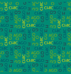 Chicago Pattern Seamless Design