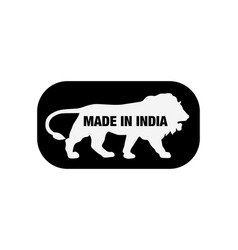 Made In India Sticker