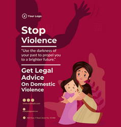 Flyer Design Of Stop Violence