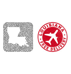 Free Delivery Scratched Seal And Louisiana State