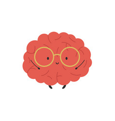 A Funny Brain In Glasses