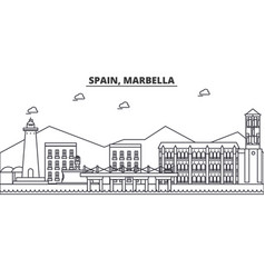 Spain Marbella Architecture Line Skyline