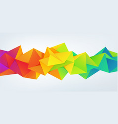 Abstract Facet Low Poly Geometric Triangle