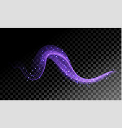 Abstract Wavy Line Of Light