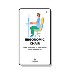 Ergonomic Chair For Correct Healthy Posture