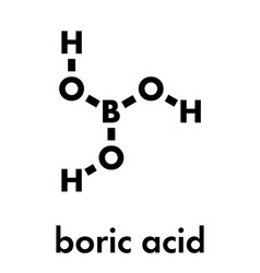 Boric Acid Molecule Also Known As Hydrogen Borate