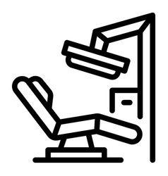 Dermatologist Chair Icon Outline Doctor