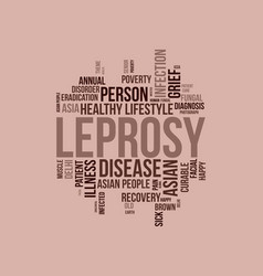 Leprosy World Cloud Background Health Awareness