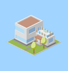 Modern Isometric Building