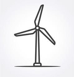 Simple Wind Turbine Icon