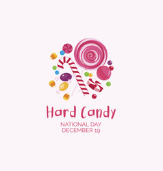 National Hard Candy Day Icon Set