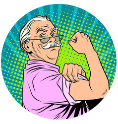 We Can Do It Old Man Retired Pop Art Avatar