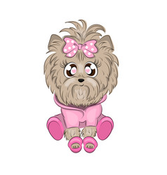 Yorkshire Terrier Cute Dog Clipart For Valentines