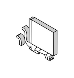 Under Preposition English Isometric Icon