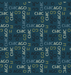 Chicago Pattern Seamless Design