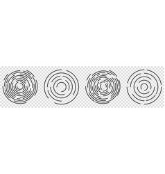 Concentric Circles Icon Set