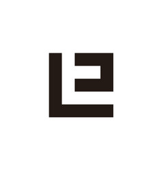 Letter L T And D Square Geometric Symbol Simple