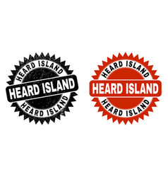 Heard Island Black Rosette Stamp Seal