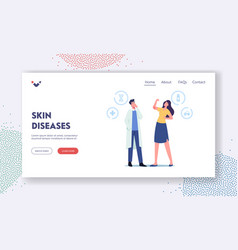 Skin Disease Landing Page Template Doctor