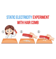 Static Electricity With Hair Comb Science