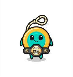 Mma Fighter Yoyo Mascot With A Belt