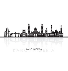 Silhouette Skyline Of City Of Kano Nigeria