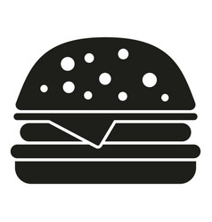 Sleep Problem Burger Food Icon Simple