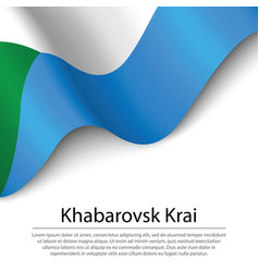 Waving Flag Of Khabarovsk Krai Is A Region