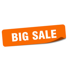 Big Sale Sticker Big Sale Label