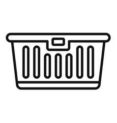 Garbage Box Icon Outline Biodegradable