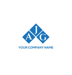 Jag Letter Logo Design On White Background