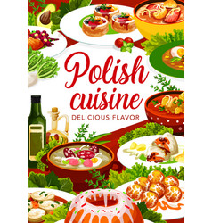 Polish Cuisine Food Poster Dishes And Meals Menu