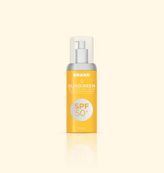 Sunscreen Moisturizer Cosmetics Bottle Sunblock