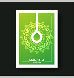 Elegant Green Mandala Cover Design