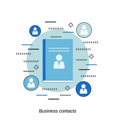 Business Contacts Concept