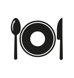 Cutlery With Plate Icon