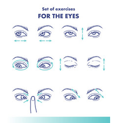 Set Exercises For Eyes Visual Acuity Line