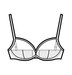 Sheer Bra Lingerie Technical Fashion