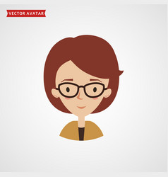 Woman Wearing Glasses Avatar