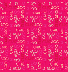 Chicago Pattern Seamless Design