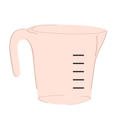 Cute Cartoon Style Measuring Cup