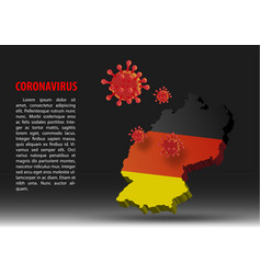 Coronavirus Fly Over Map Of Germany Within