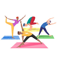 People Doing Yoga Theme