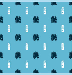 Set Sandwich And Doner Kebab On Seamless Pattern