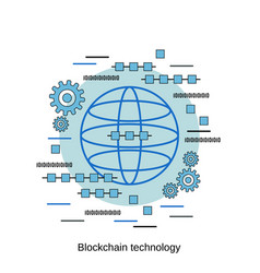 Blockchain Technology Concept