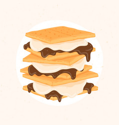 Drawn Smores Dessert